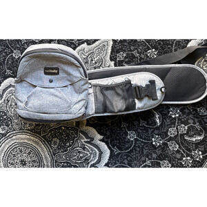The TushBaby Hip Carrier, Grey